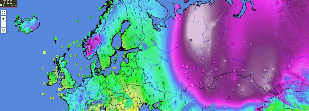 mapa pogody