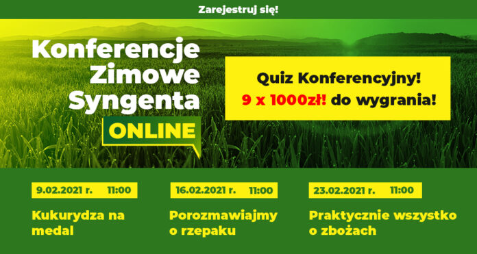 Konferencje Zimowe Syngenta 2021 Online