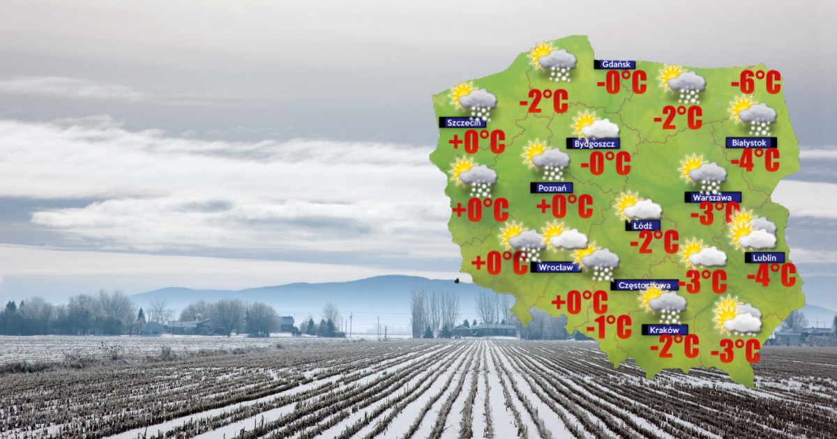 W nocy do -9 stopni na Suwalszczyźnie