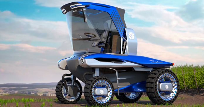 Straddle Tractor Concept od New Holland