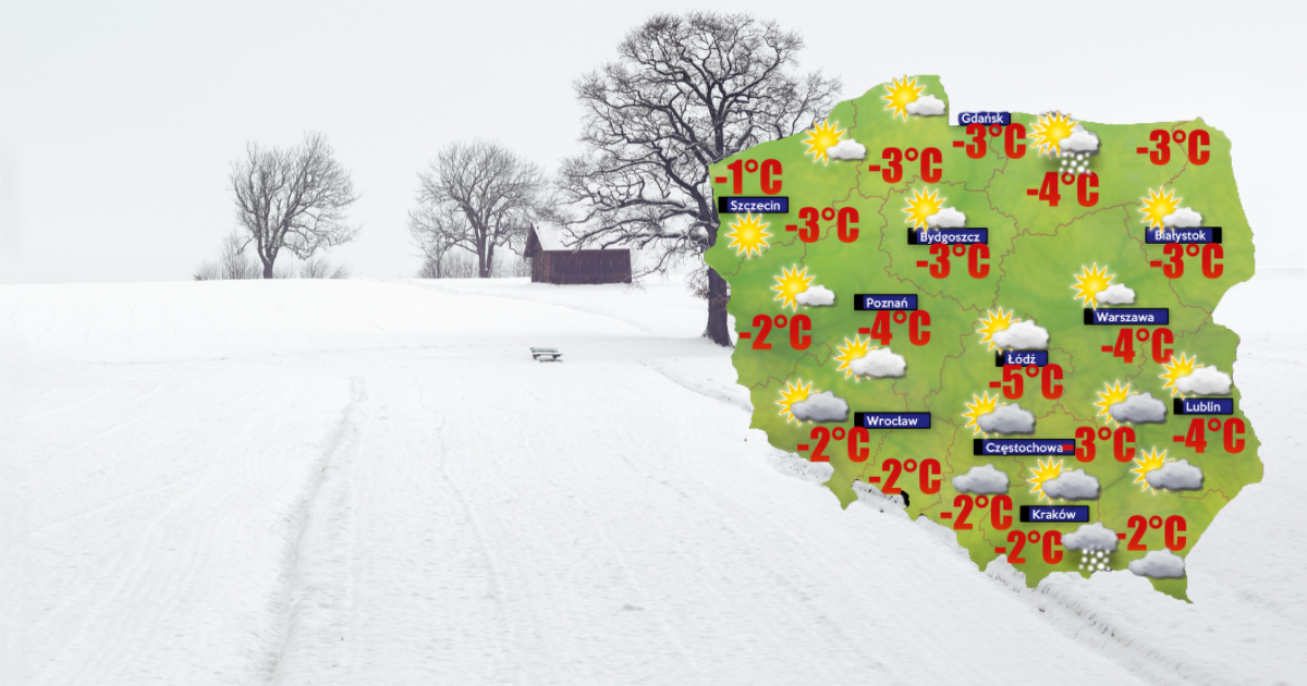 W nocy do nawet -10 stopni na pojezierzach