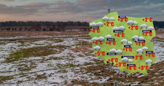 Na zachodzie i północy deszcz, na wschodzie sypnie śniegiem [POGODA]