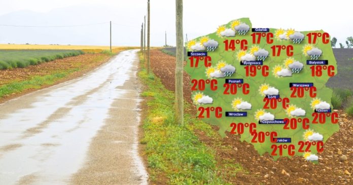 W czwartek przelotne opady powrócą do północno wschodniej ćwiartki Polski [POGODA]