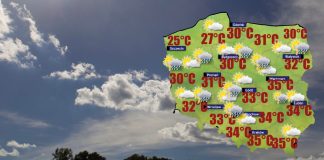 Na wschodzie, południu i w centrum w nocy od 21 do 24 stopni [POGODA]