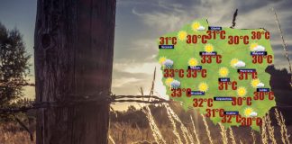 W niedzielę szansa na opad tylko na krańcach zachodnich [POGODA]