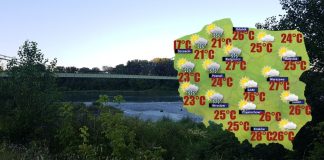 W poniedziałek na zachodzie lokalnie pojawi się burza [POGODA]