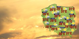 W czwartek napłynie powietrze znad wyschniętej Rosji. Burze zaczną zanikać [POGODA]