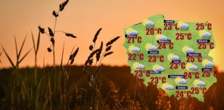W poniedziałek front będzie opuszczał Polskę. Powieje silniejszy wiatr. [POGODA]