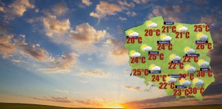 Sobota z silnym północno zachodnim wiatrem [POGODA]
