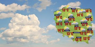 W środę podczas przelotnych opadów powieje silny północny wiatr [POGODA]