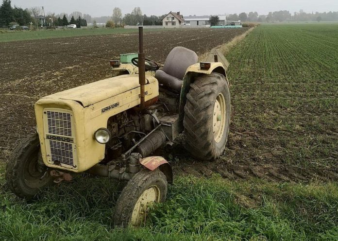 smiertelny wypadek traktorzysty