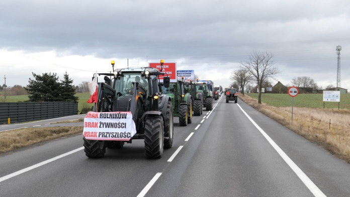 protest rolników w Poznaniu