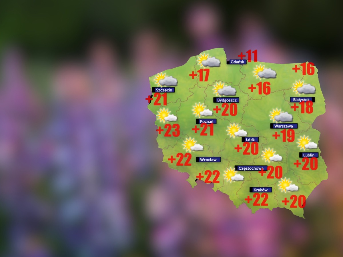 W środę o świcie od +1 stopnia w Siedlcach do +8 w Pucku [POGODA]