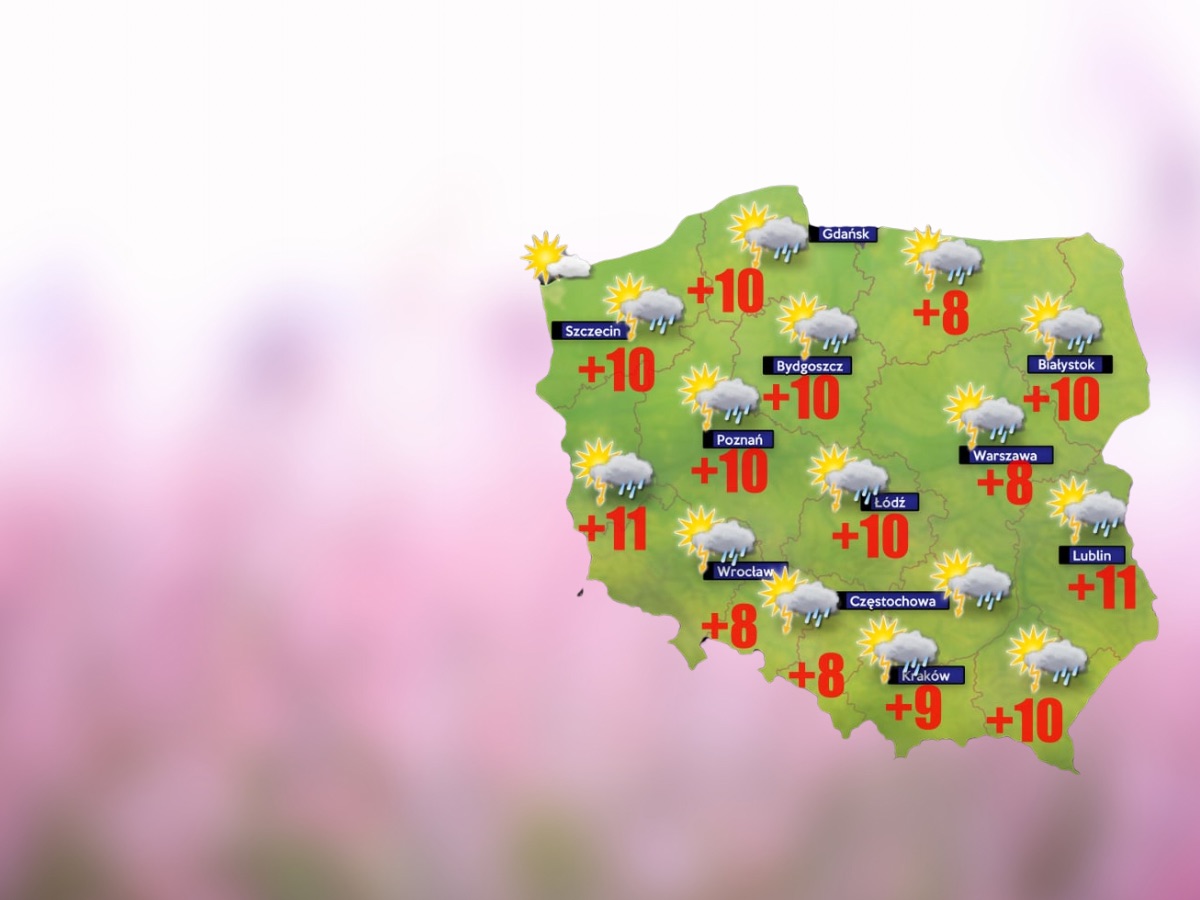 Po raz kolejny najwięcej deszczu spadnie w rejonie Warszawy. Za 3 ostatnie dni suma miejscami przekracza 40 mm [POGODA]