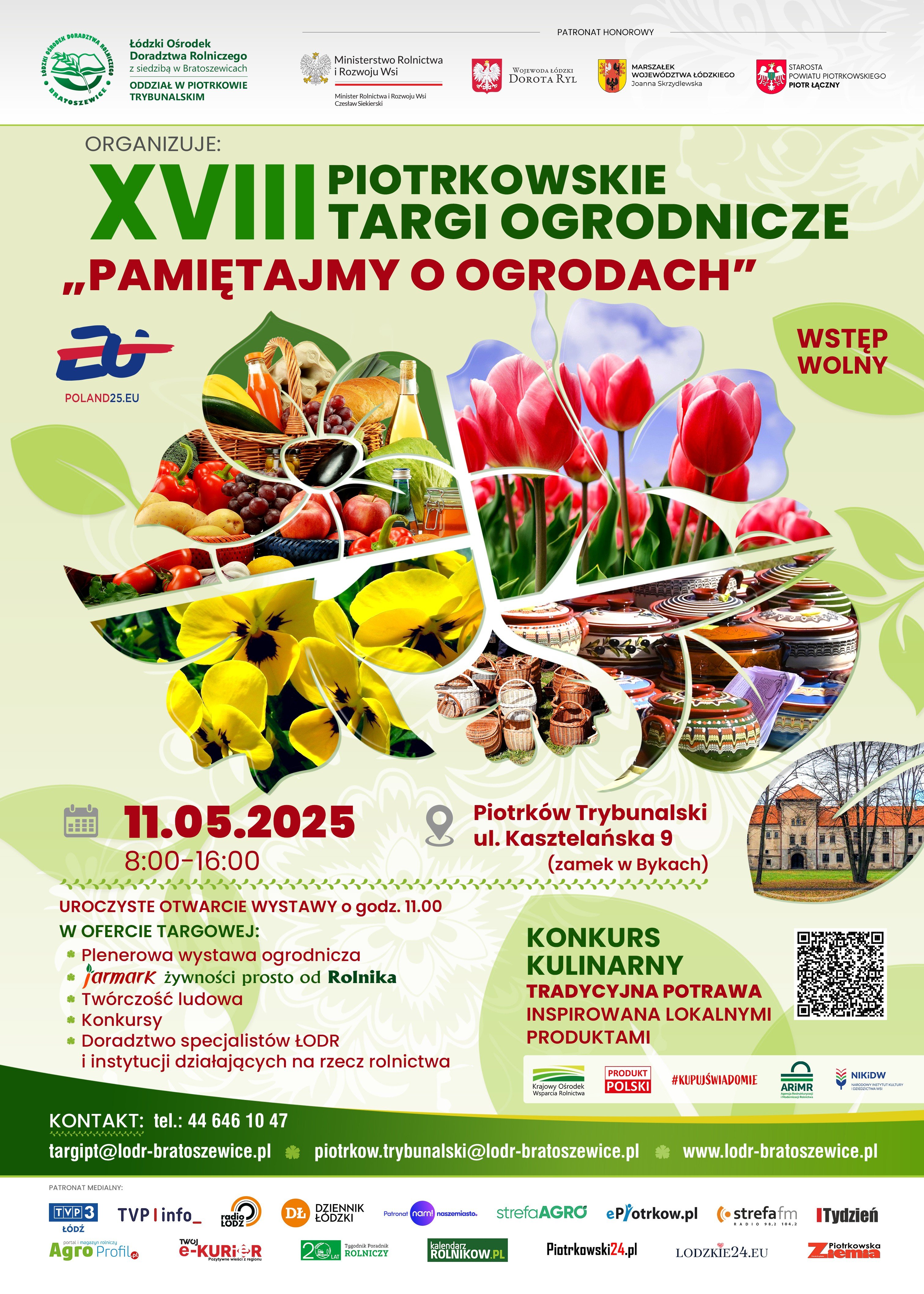 XVIII Piotrkowskie Targi Ogrodnicze „Pamiętajmy o Ogrodach”