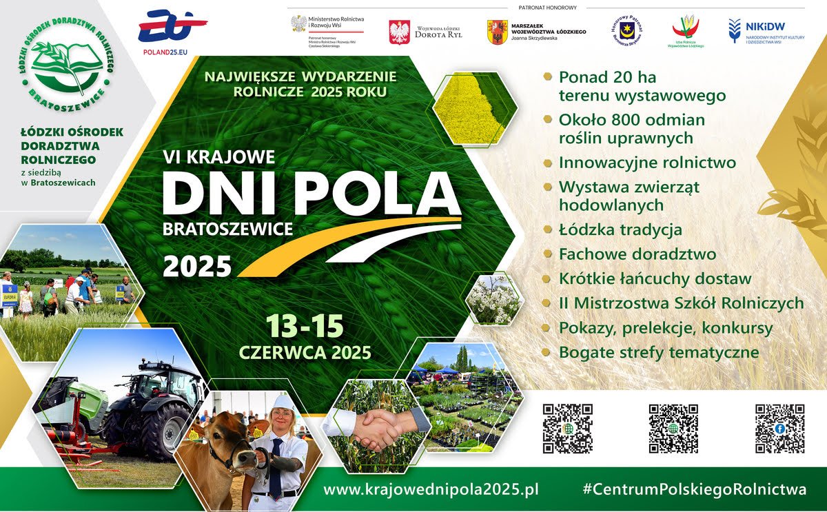 VI Krajowe Dni Pola w Bratoszewicach już w czerwcu! [SPRAWDŹ SZCZEGÓŁY]