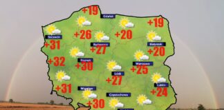 Prognoza pogody dla 22 czerwca
