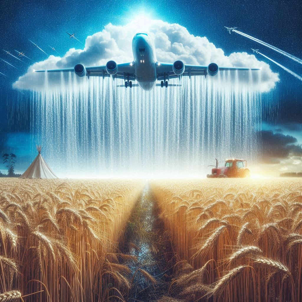 Sztuczne deszcze ratują uprawy zbóż w Chinach