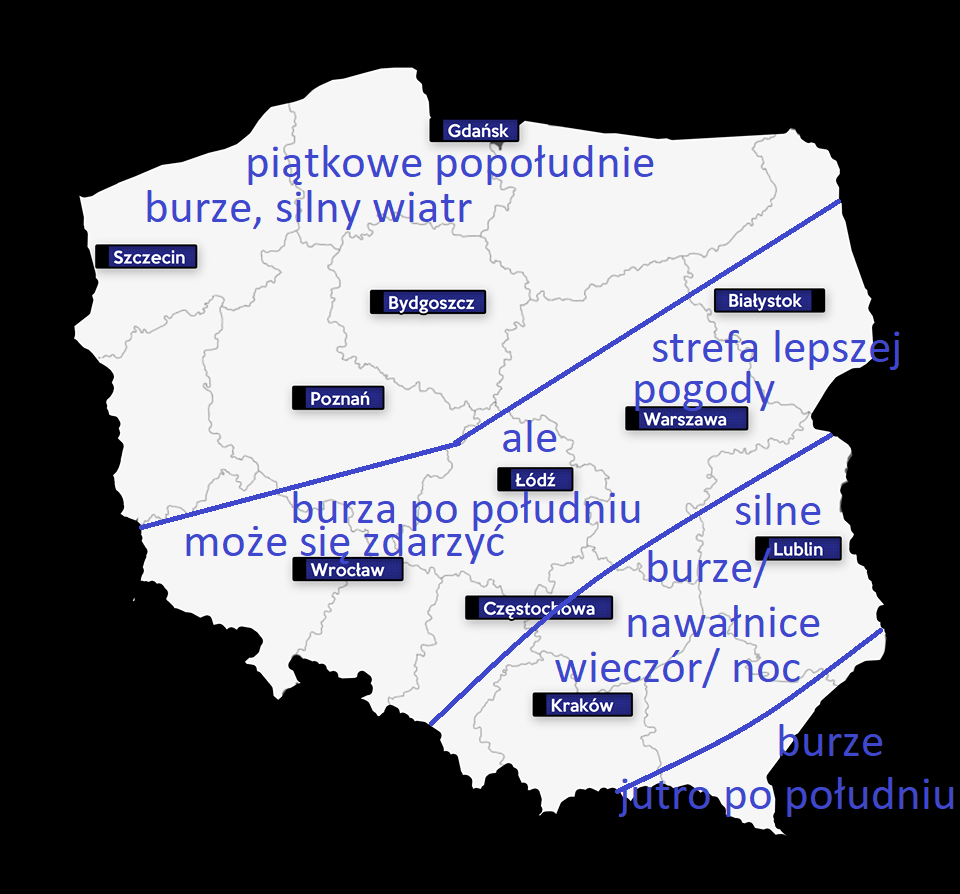 Prognoza burz 6 czerwca