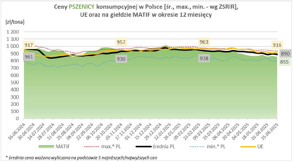 Ceny zbóż w Polsce i w innych krajach UE są do siebie zbliżone 3