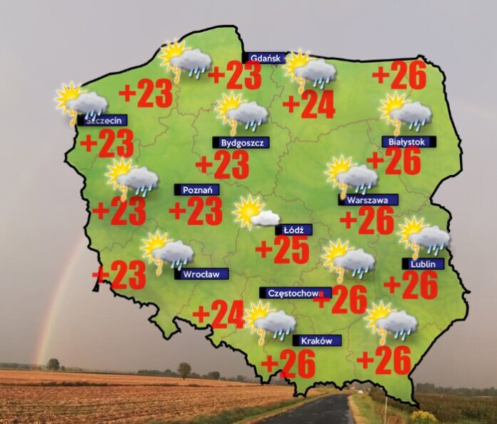 Pogoda dla 13 lipca