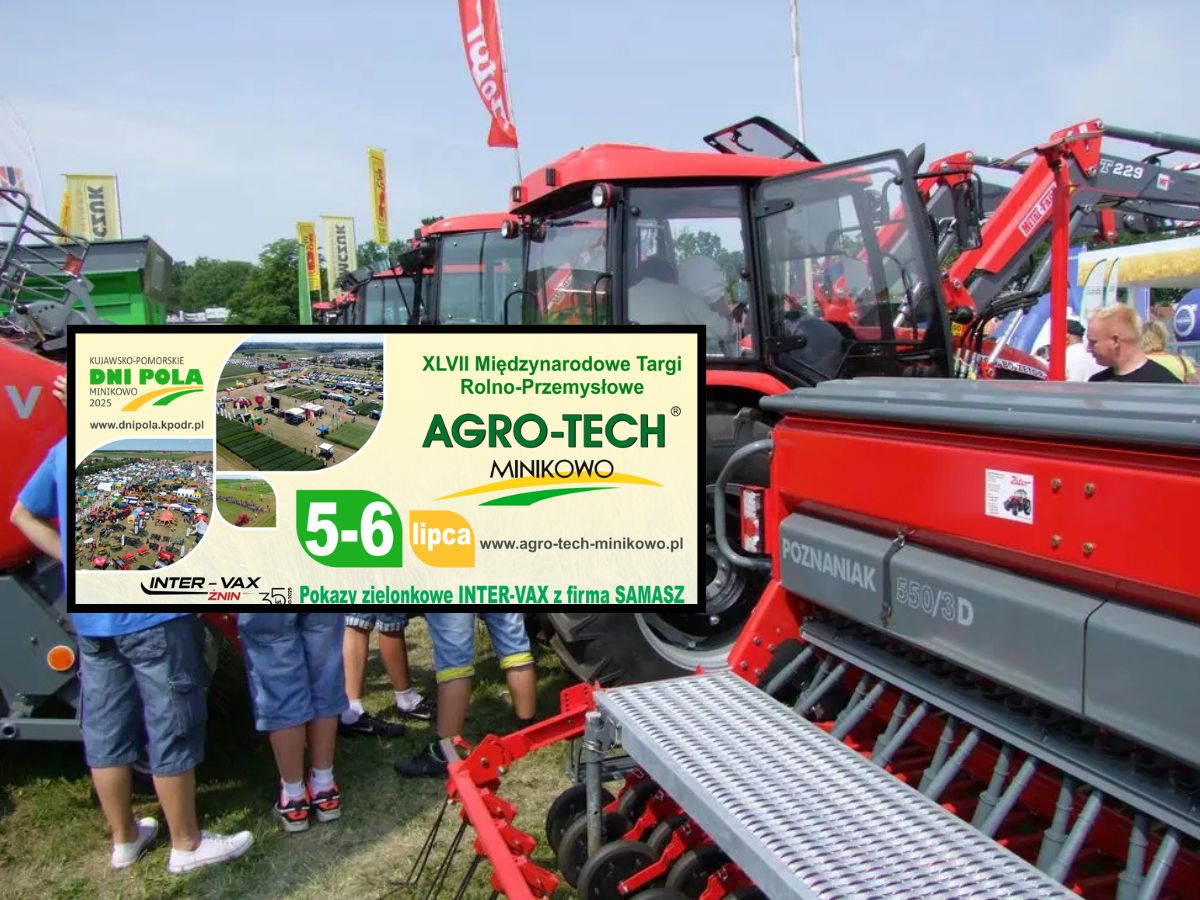 AGROTECH MINIKOWO 2025 już w ten weekend! SPRAWDŹ PROGRAM!
