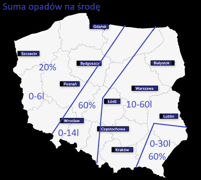 9 lipca lokalnie spadnie 70 mm deszczu