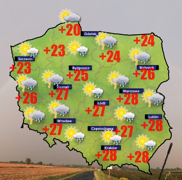 Ciepło, duszno i parno-tak upłynie nam 15 lipca 1 Pogoda 15 lipca