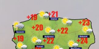 Pogoda na 23 lipca