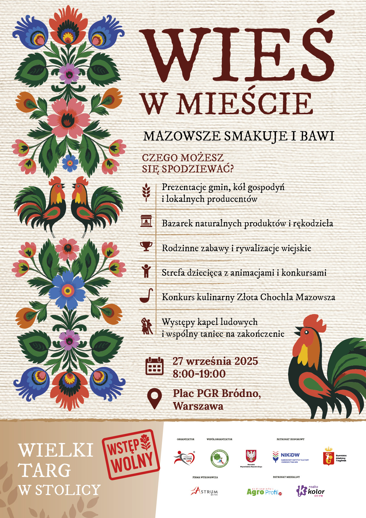 WIEŚ W MIEŚCIE – Mazowsze Smakuje i Bawi już 25 września 2025!