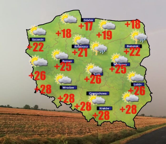 Pogoda 20 sierpnia
