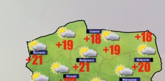 Pogoda 21 sierpnia
