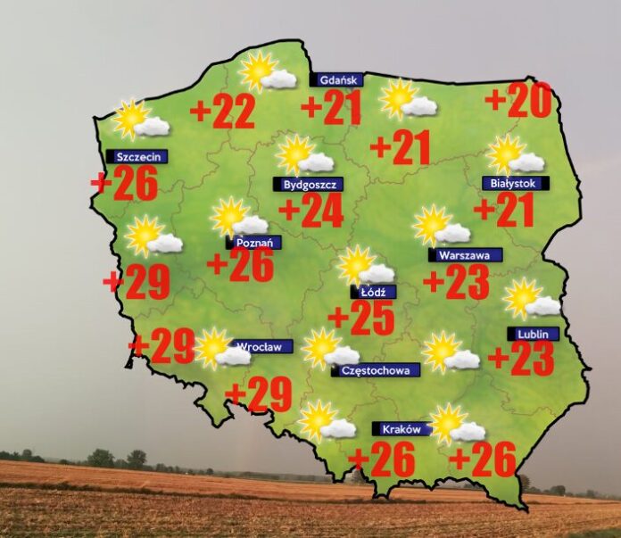 Pogoda 27 sierpnia
