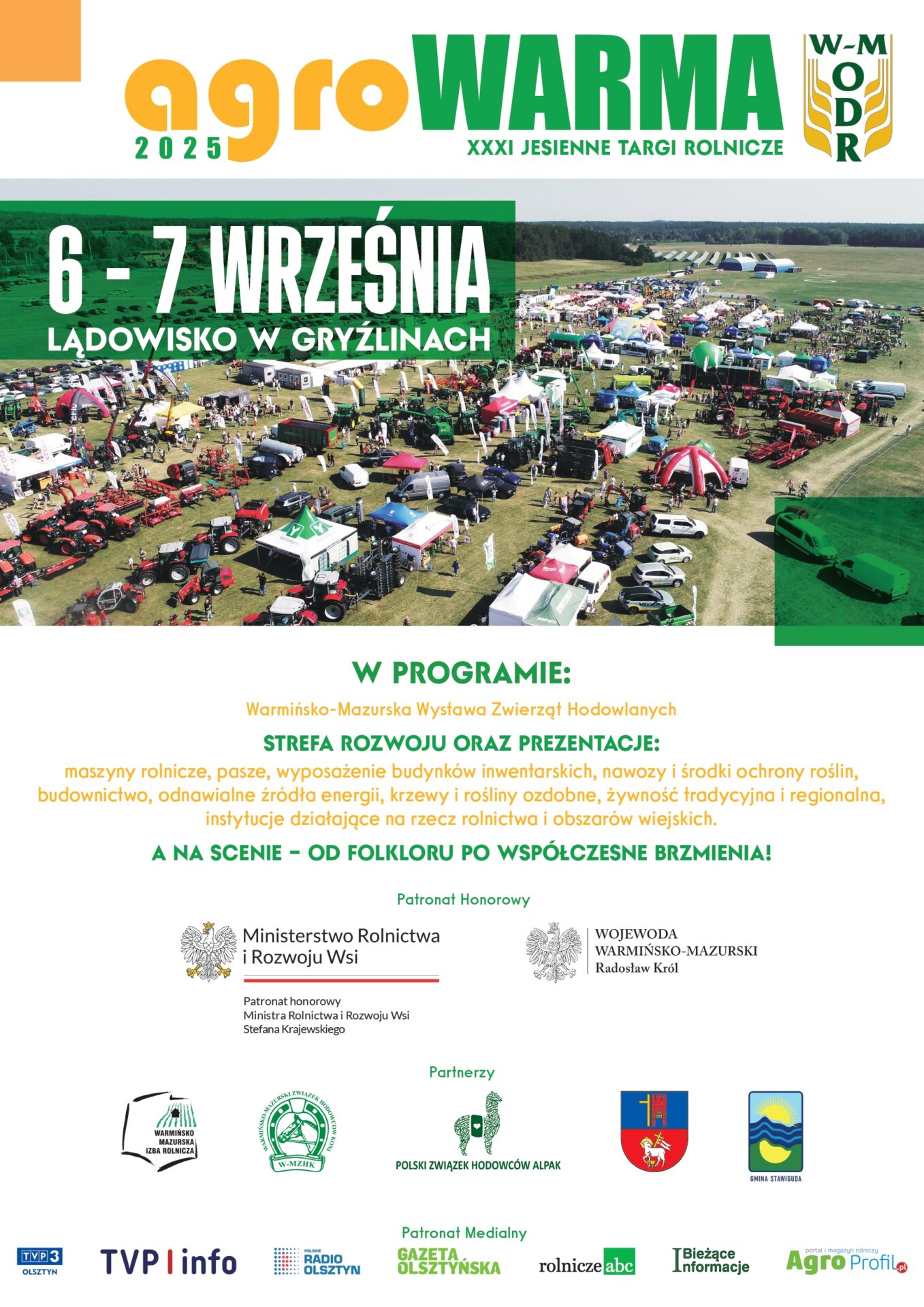 AgroWARMA 2025 – Jesienne Targi Rolnicze w Gryźlinach [PROGRAM]