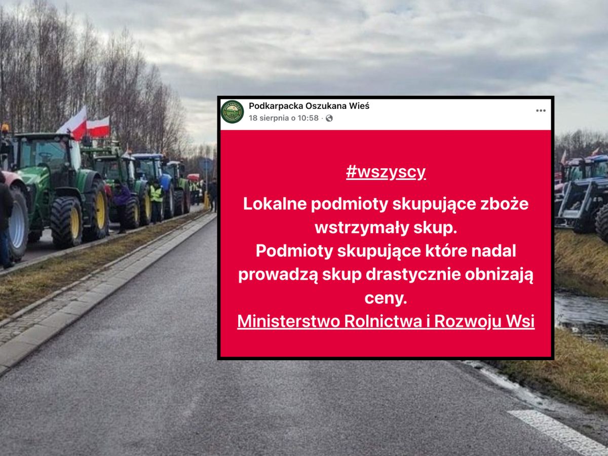 Rolnicy na Podkarpaciu szykują protest 6 września – wszystko, co trzeba wiedzieć