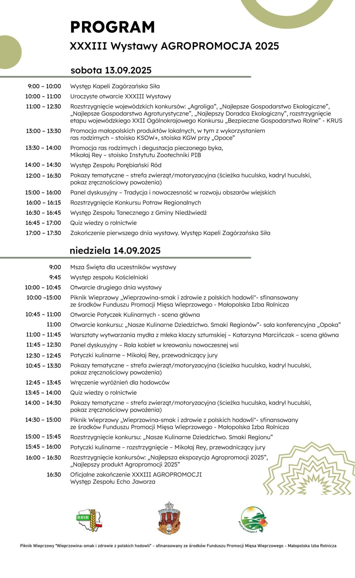 Agropromocja 2025 – największa wystawa rolnicza w Małopolsce [PROGRAM]