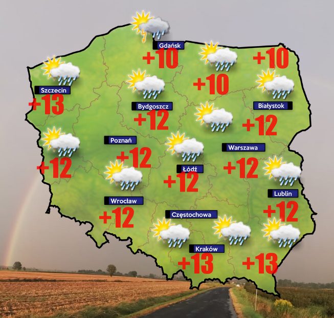 Pogoda 17 października. Cofka na Żuławach a od poniedziałku.. 1 Pogoda 17 października
