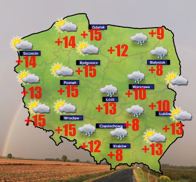 Pogoda 9 października