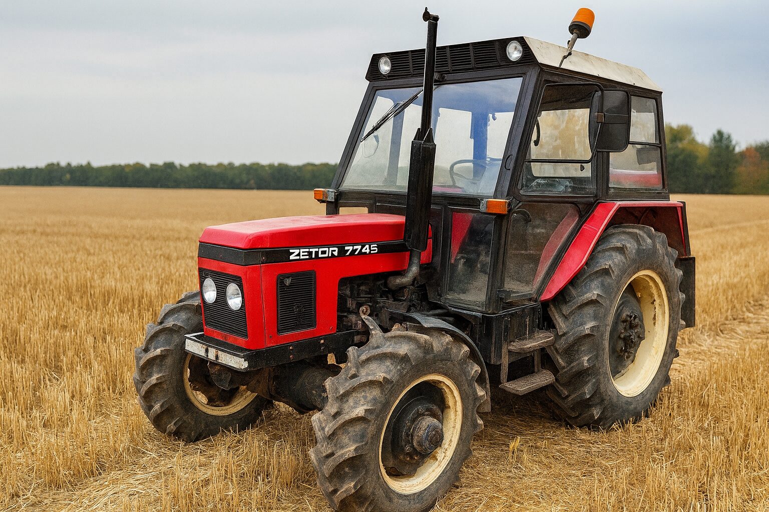 Zetor 7745 ile ma koni mechanicznych? Sprawdź moc legendarnego czeskiego ciągnika
