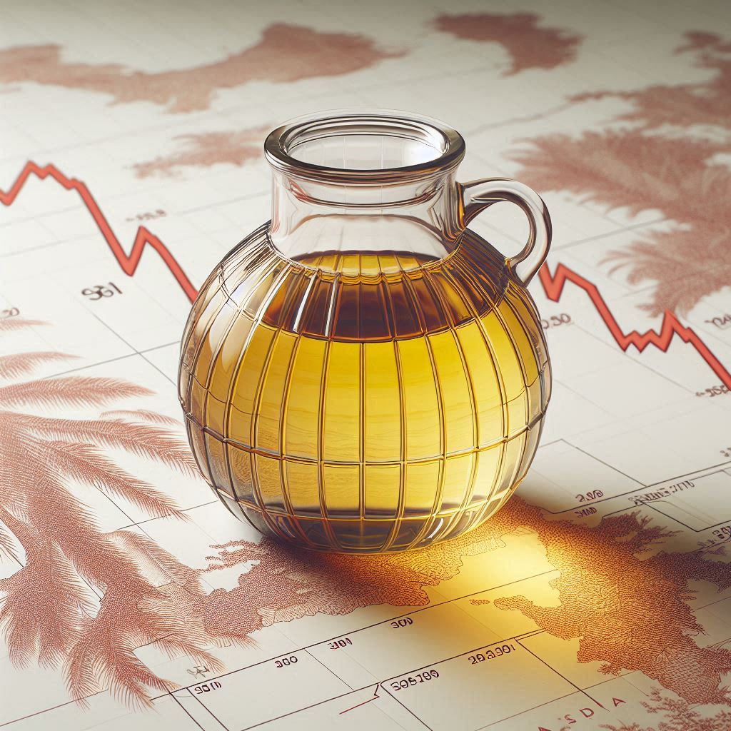 Ceny olejów roślinnych spadają pod presją malezyjskiego oleju palmowego i taniejącej ropy