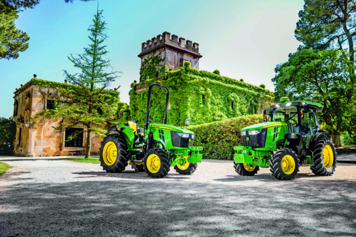John Deere prezentuje serię 5EN – nowa generacja ciągników do upraw specjalistycznych