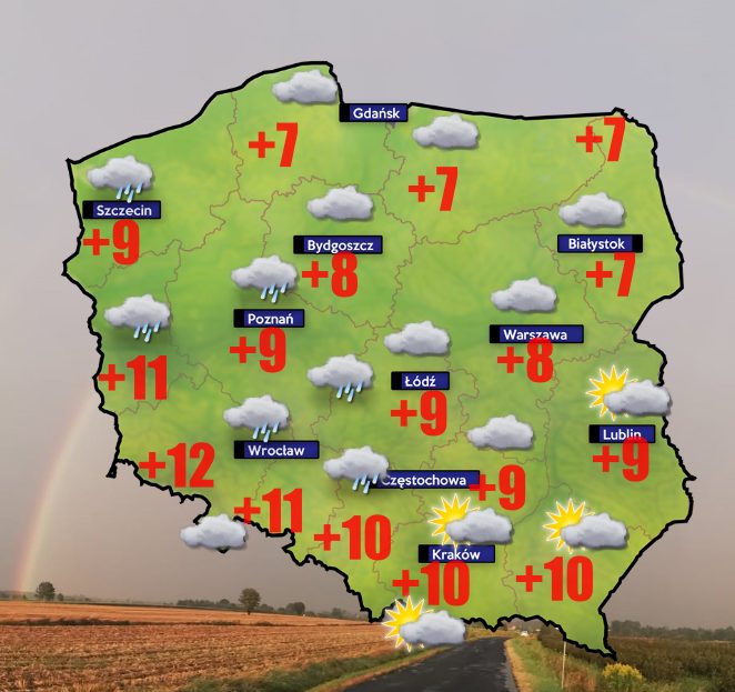11 listopada. Od środy zmiana pogody
