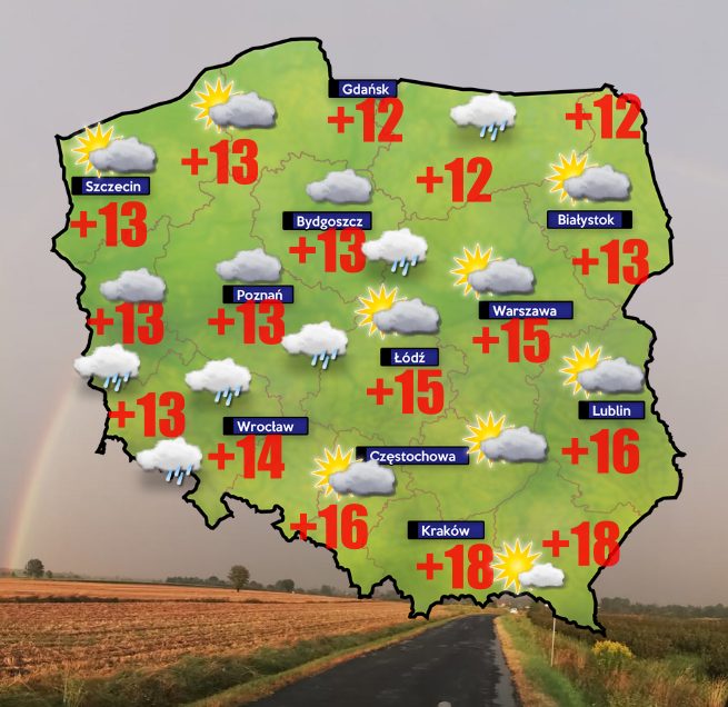 Pogoda. choćby +20 stopni