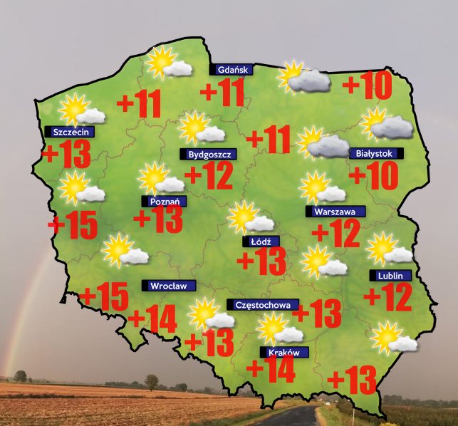Pogoda 5 listopada-ciepło i słonecznie 1 Pogoda 5 listopad