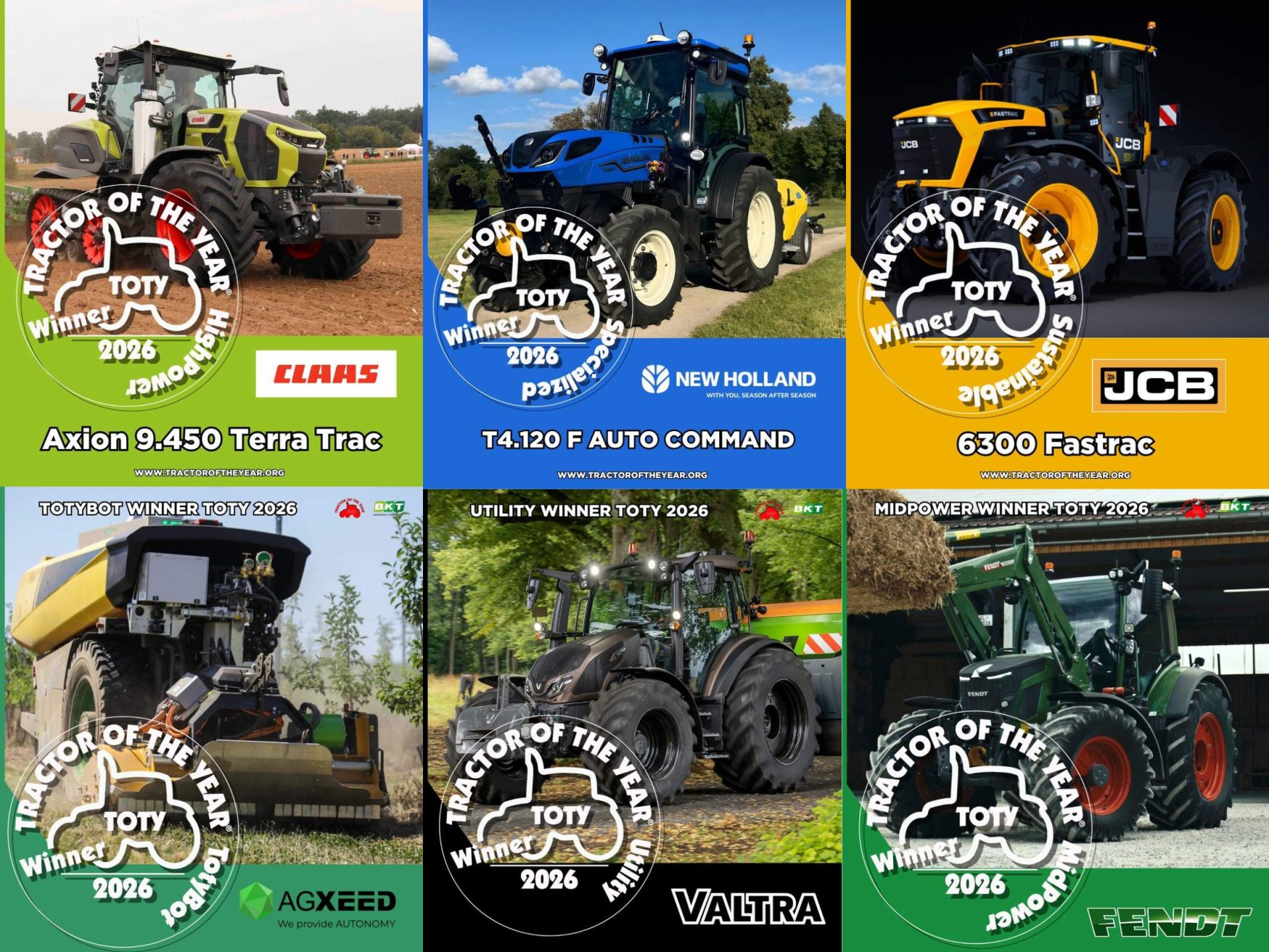 Tractor of the Year 2026 – ogłoszono zwycięzców podczas Agritechnica w Hanowerze