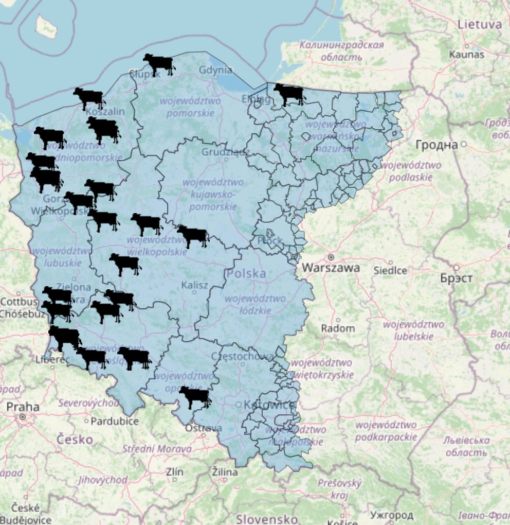 Choroba Niebieskiego Języka błyskawicznie rozprzestrzenia się po Polsce. 3 nowe ogniska!!!
