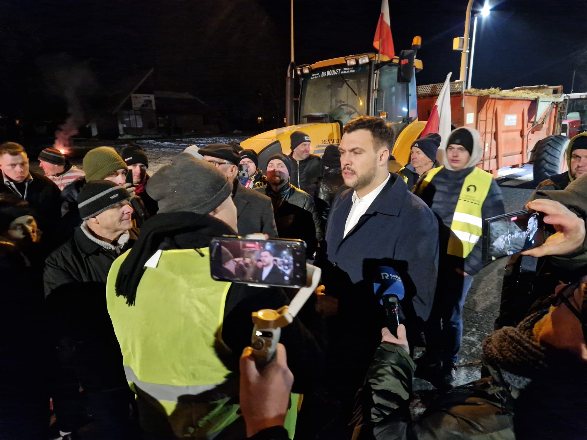 Protest rolników na S11. Przyjechał Wiceminister rolnictwa! Co ustalono?