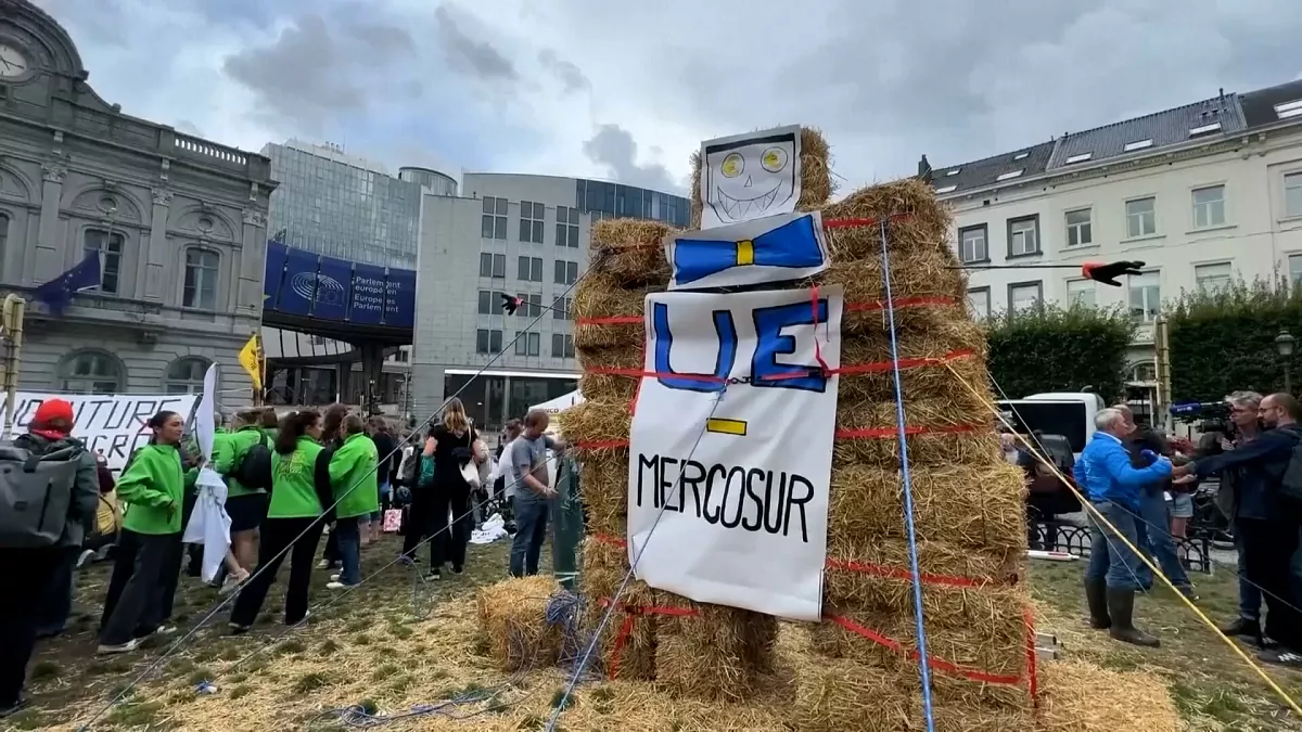 Wielki protest rolników w Brukseli – 18 grudnia 2025 (WIDEO)