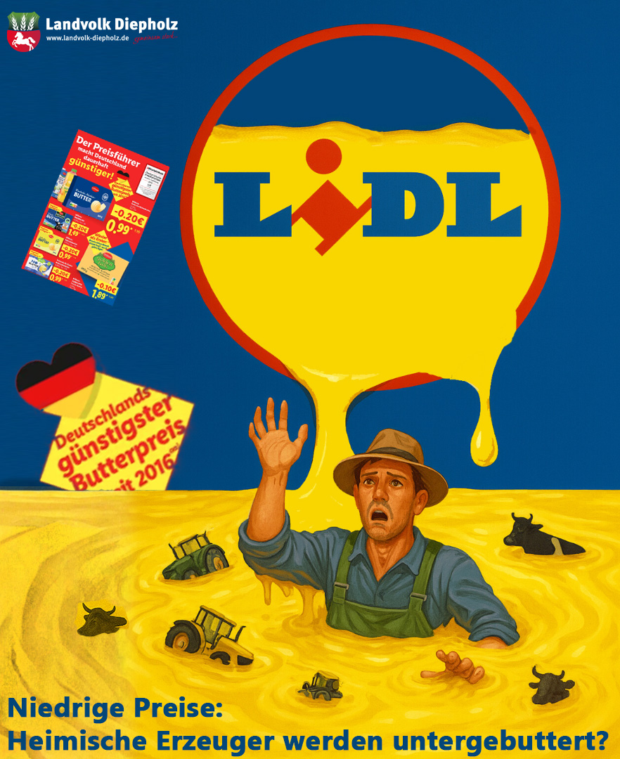 Masło w Niemczech jak w 2016 roku – dramat rolników!