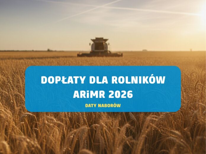 DOPLATY DLA ROLNIKOW ARIMR 2026 DATY